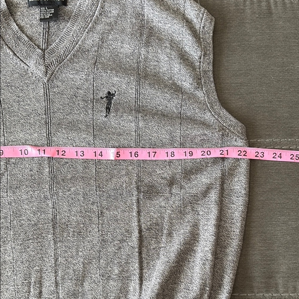 FAiRWAY Men's Gray Sweater Vest. L - Picture 3 of 5